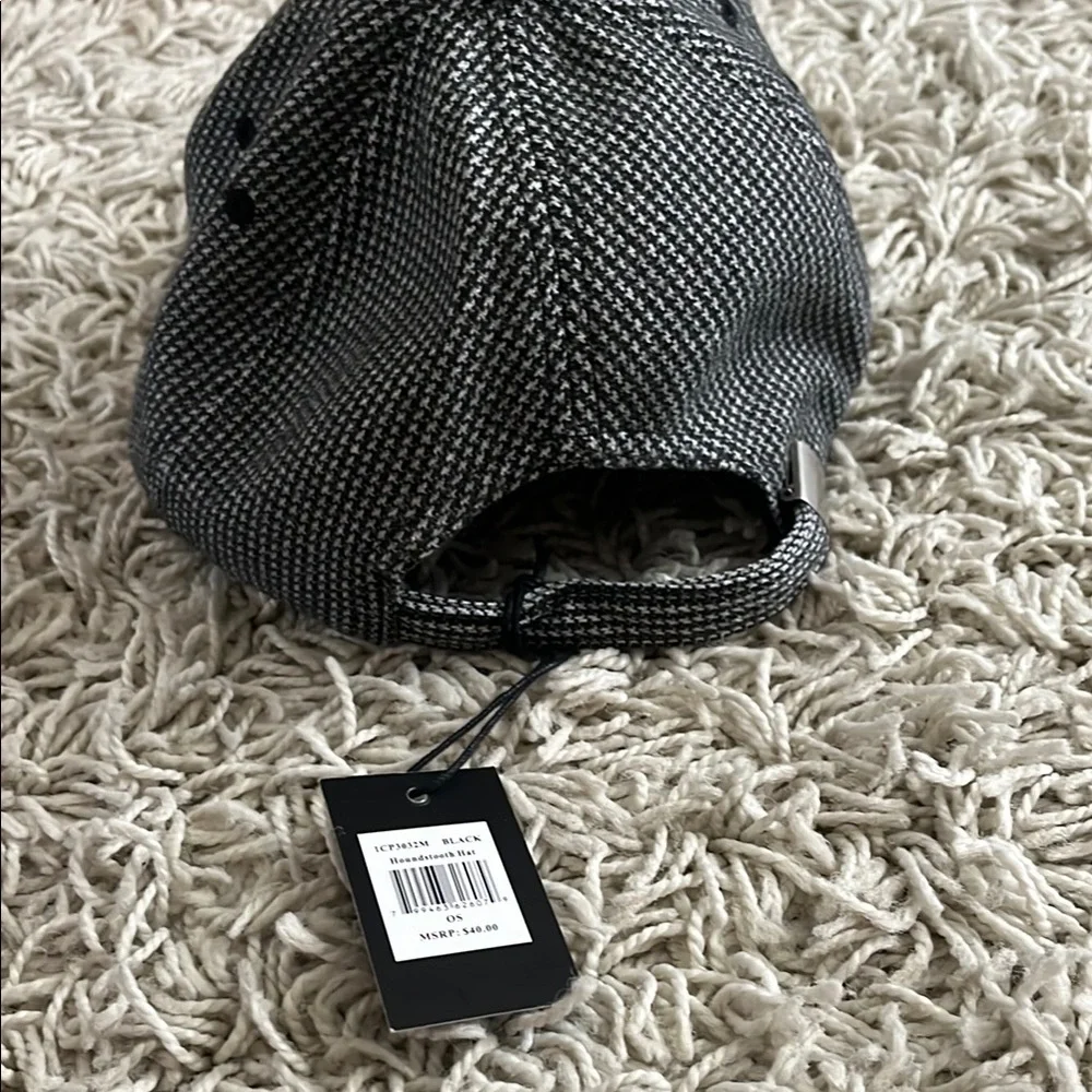 PX Black and White Houndstooth Cap - Picture 3 of 3